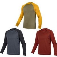 Image of Endura Singletrack Fleece Jersey X-Large - Tweed Green