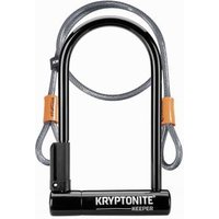 Image of Kryptonite Keeper 12 Standard U-lock With 4 Foot Kryptoflex Cable