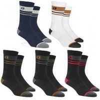 Image of Crankbrothers Icon MTB Socks Small/Medium - White/Gum