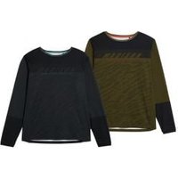 Image of Madison Zenith Long Sleeve Thermal Trail Jersey Small - Dark Olive