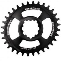 Image of Burgtec Oval Gxp Boost 3mm Offset Thick Thin Chainring 32T - Burgtec Black