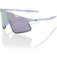 Image of 100% Hypercraft Sunglasses Polished Lavender/hiper Lavender Lens Polished Lavender - HiPER Lavender Mirror Lens