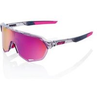 Cyclestore 100% 100% S2 Sunglasses Polished Translucent Grey/purple Multilayer Mirror Lens Polished Translucent Grey/Purple Multilayer Mirror Lens | Save up to 12% with Loyalty Scheme & FREE 48hr tracked postage over £20.