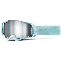 Cyclestore 100% 100% Armega Goggles Fargo/mirror Silver Flash Lens | Save up to 12% with Loyalty Scheme & FREE 48hr tracked postage over £20.