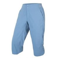 Image of Endura Hummvee Lite 3/4 Womens Shorts Blue Steel