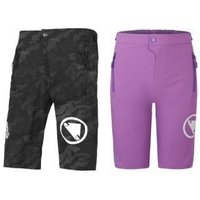 Image of Endura Mt500jr Burner Kids Shorts 13-14 Years - Thistle