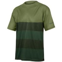Image of Endura Singletrack Core Short Sleeve Tee 37-39 Inch Chest Only Small - Olive Green