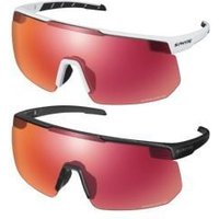 Image of Shimano S-phyre Ridescape Road Lens Sunglasses Metallic White - RideScape Road Lens