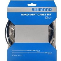 Image of Shimano Road Gear Cable Set With Steel Inner Wire