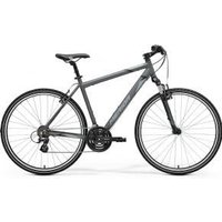 Cyclestore Merida Bikes Merida Crossway 10-v 700c Sports Hybrid Bike X-Large - Anthracite/Black | Save up to 12% with Loyalty Scheme & FREE 48hr tracked postage over £20.