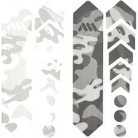 Image of All Mountain Style Honeycomb Frame Guard Basic Frame Protection Kit Camo Camo Grey