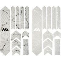 Cyclestore All Mountain Style Honeycomb Frame Guard Extra Frame Protection Kit Tracks Tracks Black | Save up to 12% with Loyalty Scheme & FREE 48hr tracked postage over £20.