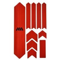 Cyclestore All Mountain Style Honeycomb Frame Guard Extra Frame Protection Kit Red Red | Save up to 12% with Loyalty Scheme & FREE 48hr tracked postage over £20.