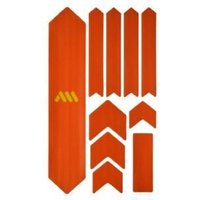 Cyclestore All Mountain Style Honeycomb Frame Guard Extra Frame Protection Kit Orange/yellow Orange/Yellow | Save up to 12% with Loyalty Scheme & FREE 48hr tracked postage over £20.