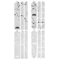 Image of All Mountain Style Frame Guard Gravel & Road Frame Protection Kit Sterrato Sterrato White
