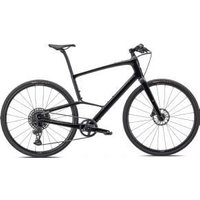 Image of Specialized Sirrus 6.0 Carbon Sports Hybrid Bike 2023 X-Large - Gloss Black/Pearl/Metallic White Silver/Black Reflective