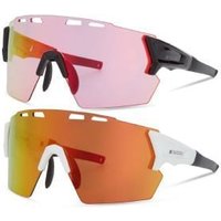 Cyclestore Madison Stealth Sunglasses 3 Lens Pack Gloss White/Fire Mirror/Amber And Clear Lens | Save up to 12% with Loyalty Scheme & FREE 48hr tracked postage over £20.