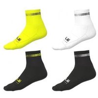 Image of Ale Logo Q-skin 12cm Socks Large 44- 47 - Black/ White