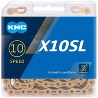 Cyclestore KMC Kmc X10sl Ti-n Gold 114l 10 Speed Chain | Save up to 12% with Loyalty Scheme & FREE 48hr tracked postage over £20.