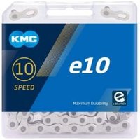 Cyclestore KMC Kmc E10 Silver 122l E-bike 10 Speed Chain | Save up to 12% with Loyalty Scheme & FREE 48hr tracked postage over £20.
