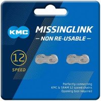 Image of Kmc Ept Missinglink Silver 12 Speed Joining Links