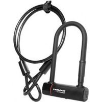 Image of Trelock U5 Mini 180mm D Lock And Flex Cable Sold Secure Gold