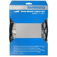 Image of Shimano Dura-ace Road Brake Cable Set Polymer Coated Inners Black