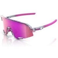 Cyclestore 100% 100% Slendale Sunglasses Translucent Grey/purple Multilayer Lens Polished Translucent Grey/Purple Multilayer Mirror Lens | Save up to 12% with Loyalty Scheme & FREE 48hr tracked postage over £20.