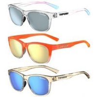 Image of Tifosi Swank Polycarbonate Single Lens Sunglasses Golden Ray/Sky Blue