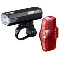 Cyclestore Cateye Ampp 500s/viz 150 Light Set | Save up to 12% with Loyalty Scheme & FREE 48hr tracked postage over £20.