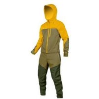 Cyclestore Endura Singletrack Waterproof One Piece Suit Mustard Yellow | Save up to 12% with Loyalty Scheme & FREE 48hr tracked postage over £20.