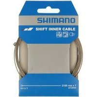 Image of Shimano Road/mtb Stainless Steel Gear Inner Wire 1.2 X 2100 Single