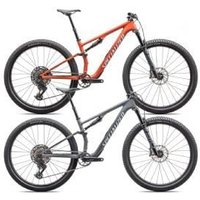 Image of Specialized Epic 8 Comp Carbon 29er Mountain Bike 2025 Medium - Satin Deep Orange White