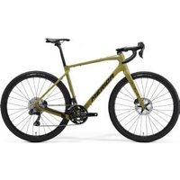 Cyclestore Merida Bikes Merida Silex 8000 Carbon Gravel Bike 2025 X-Small - Green/Gold/Black | Save up to 12% with Loyalty Scheme & FREE 48hr tracked postage over £20.