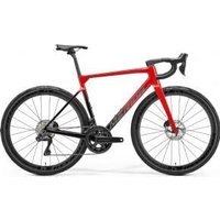 Cyclestore Merida Bikes Merida Scultura 9000 Carbon Road Bike 2025 Small - Red/Dark Red/Black | Save up to 12% with Loyalty Scheme & FREE 48hr tracked postage over £20.