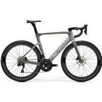 Cyclestore Merida Bikes Merida Reacto 6000 Carbon Aero Road Bike 2025 X-Small - Gunmetal Grey/Silver | Save up to 12% with Loyalty Scheme & FREE 48hr tracked postage over £20.