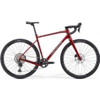 Cyclestore Merida Bikes Merida Silex 700 Gravel Bike 2025 Small - Dark Red/Grey/Red | Save up to 12% with Loyalty Scheme & FREE 48hr tracked postage over £20.