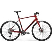Cyclestore Merida Bikes Merida Speeder 500 700c Sports Hybrid Bike 2025 XX-Small - Dark Red/Black | Save up to 12% with Loyalty Scheme & FREE 48hr tracked postage over £20.