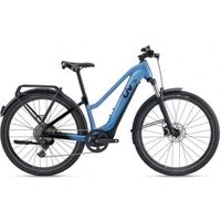 Cyclestore Giant Bikes Giant Liv Amiti E+ 1 Womens Hybrid Electric Bike 2023 Medium - Estoril Blue | Save up to 12% with Loyalty Scheme & FREE 48hr tracked postage over £20.