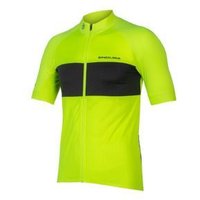 Image of Endura Fs260-pro Short Sleeve Jersey 2 Standard Fit Small only Small Standard Fit - High-Viz Yellow