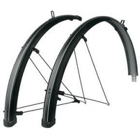 Cyclestore SKS Sks Bluemels Stripes 28 Inch Mudguard Set 65-69mm 65mm - Black/Grey | Save up to 12% with Loyalty Scheme & FREE 48hr tracked postage over £20.