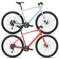 Image of Specialized Sirrus X 1.0 Sports Hybrid Bike 2025 Large - Gloss Sea Foam/Dune White Reflective
