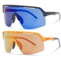 Image of Madison Crypto Air Sunglasses 3 Lens Pack 2025 Ink Navy/Blue Mirror/Amber/Clear Lens