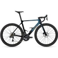 Image of Giant Liv Enviliv Advanced Pro 0 Womens Road Bike 2025 Medium - Gloss Ocean Twilight/Carbon Smoke/Gold Chrome