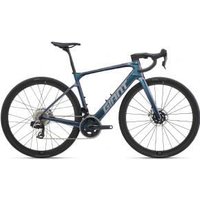 Cyclestore Giant Bikes Giant Defy Advanced E+ Elite 0 Electric Road Bike 2025 Medium/Large - Gloss Blue Dragonfly/Black | Save up to 12% with Loyalty Scheme & FREE 48hr tracked postage over £20.