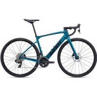 Image of Giant Defy Advanced E+ Elite 2 Electric Road Bike 2025 X-Large - Gloss Sea Sparkle/Black
