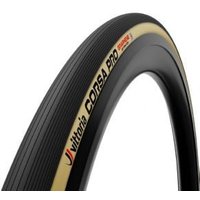 Cyclestore Vittoria Corsa Pro Folding Tubeless G2.0 Cotton 700x29c Wide Rim Road Tyre 700x29c Wide Rim - Black/Tan | Save up to 12% with Loyalty Scheme & FREE 48hr tracked postage over £20.