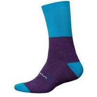 Image of Endura Baabaa Merino Winter Socks Electric Blue