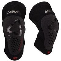 Image of Leatt 3df Evo Fastfit 5.0 Knee Guards XX-Large - Black