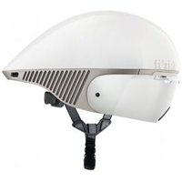Cyclestore Fizik Kunee Time Trial Helmet 2025 Small/Medium 54-58cm - White | Save up to 12% with Loyalty Scheme & FREE 48hr tracked postage over £20.